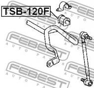 TSB-120F FEBEST - GUMA STAB. PRZÓD D19 TOYOTA COROLLA/FIELDER CE121,NZE12,ZZE1