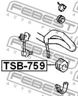 TSB-759 FEBEST - GUMA STAB. PRZÓD D13.5 TOYOTA LITE/TOWNACE NOAH,V CR4,5,KR4,