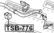 TSB-776 FEBEST - GUMA STAB. PRZÓD D26.5 TOYOTA CROWN/MAJESTA GRS18,UZS18 2003