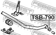 TSB-790 FEBEST - GUMA STAB. PRZÓD D14 TOYOTA HIACE/REGIUSACE KZH1,LH1,RZH1,TR