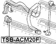 TSB-ACM20F FEBEST - GUMA STAB. PRZÓD D25 TOYOTA IPSUM ACM2 2001.05-2009.12 JP