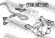 TSB-AE110F FEBEST - GUMA STAB. PRZÓD D20 TOYOTA COROLLA AE11,CE11,EE111 1995.05-