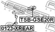 TSB-GSE20R FEBEST - GUMA STAB. TYŁ LEXUS IS250/350 GSE2 2005.08-2013.04 US