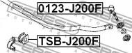 TSB-J200F FEBEST - GUMA STAB. PRZÓD D24 TOYOTA RUSH J200E,J210E 2006.01- JP