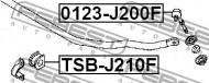 TSB-J210F FEBEST - GUMA STAB. PRZÓD D21 TOYOTA RUSH J200E,J210E 2006.01- JP
