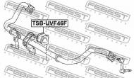 TSB-UVF46F FEBEST - GUMA STAB. PRZÓD D36 LEXUS LS460/460L USF4 2006.08-2012.09 E