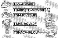 TSS-ACV40F FEBEST - MOCOWANIE AMORTYZATORA PRZÓD TOYOTA CAMRY (JPP) ACV40,ASV40,