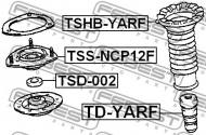 TSS-NCP12F FEBEST - MOCOWANIE AMORTYZATORA PRZÓD TOYOTA VITZ NCP1,SCP1 1999.01-2