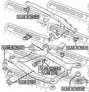 VLAB-016 FEBEST - TULEJA PODUSZKI SILNIKA PRZÓD VOLVO XC90 2003-