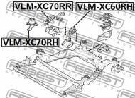 VLM-XC70RH FEBEST - REAR ENGINE MOUNT VOLVO S80 2007- 