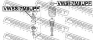 VWSS-7M8UPF FEBEST - Łożyskowanie, amortyzator 