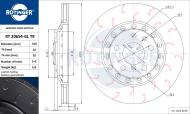 20654-GL T9 ROTINGER - TARCZA HAMULCOWA 