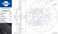 20887-GL T9 ROTINGER - TARCZA HAMULCOWA 