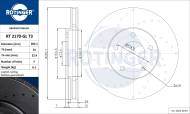 2170-GL T3 ROTINGER - TARCZA HAMULCOWA 