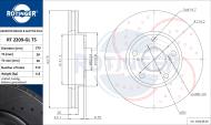 2209-GL T5 ROTINGER - TARCZA HAMULCOWA 