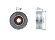 458-05 CAFFARO - ROLKA NAPINACZA 70X10X26 