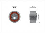500215 CAFFARO - Tension roller, timing belt 