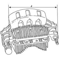 135337 CARGO - PŁYTA DIODOWA-PROST.ALTERNATORA 50A/12V DELCO,OPEL    DR4200