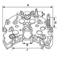 230360 CARGO - PROSTOWNIK ALTERNATORA BOSCH 