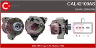 CAL42100AS CASCO - ALTERNATOR 12V 75A MANDO 