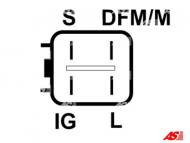 A6007(P) AS - ALTERNATOR Z KOŁEM 