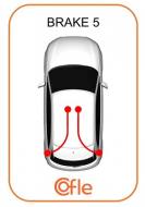 10.6546 COFLE - Cięgno, hamulec postojowy Renault Twingo III 2014- (227)