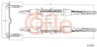 11.5821 COFLE - LINKA H-CA L+P OPEL OMEGA 88- 