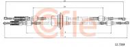12.7263 COFLE - Linka sterująca, ręczna skrzynia biegów MULTIPLA (186) 1999/04-2010/06