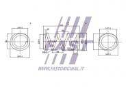 FT12230K FAST - SPREZYNA ZAWIESZ DUCATO 06-/ 14- PRZ. 