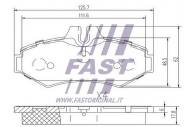 FT29014 FAST - KLOCKI HAM MERCEDES SPRINTER 95> TYŁ 