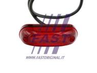 FT87313 FAST - LAMPA OBRYSOWA FIAT DUCATO 06>/ 14> CZERWONA LED TRUCK  OWAL
