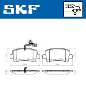 VKBP90010E SKF - KLOCKI HAMULCOWE 