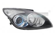 20-12278-05-2 TYC - REFLEKTOR LE. CZARNY HYUNDAI i30 