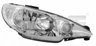 20-6156-35-2 TYC - REFLEKTOR LE. H7/H7 PEUGEOT 206 