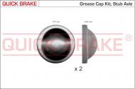 9829K QB - GREASE CAP KIT, STUB AXLE 