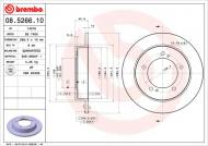 08.5266.10 BREMBO - TARCZA HAM. SUZUKI VITARA 