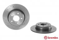 08.7211.2X BREMBO - TARCZA HAMULC. MERCEDES W210 E-KLASA  96-02 TYŁ BREMBO