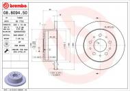 08.8094.50 BREMBO - TARCZA HAM. CITROEN JUMPER 06- TYŁ 15 