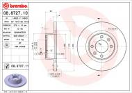 08.8727.11 BREMBO - TARCZA HAM. CITROEN C5 