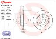 08.9466.10 BREMBO - TARCZA HAMULCOWA KIA CARENS  00-06 TYŁ 