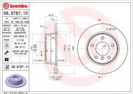 08.9787.11 BREMBO - TARCZA HAM. TYŁ BMW 1 03-12 