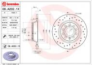 08.A202.1X BREMBO - TARCZA HAM.TYL XTRA VW PASSAT 05- 