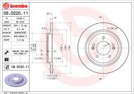 08.D220.11 BREMBO - TARCZA HAMULC. KIA OPTIMA  12- TYŁ BREMBO