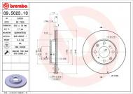 09.5023.10 BREMBO - TARCZA HAM. ACURA INTEGRA 