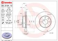 09.5134.10 BREMBO - TARCZA HAMULCOWA FORD SIERRA  83-93 