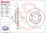 09.5679.10 BREMBO - TARCZA HAMULCOWA TOYOTA LAND CRUISER  79-96 WEN.