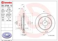 09.5708.10 BREMBO - TARCZA HAM. FORD MONDEO 