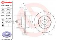 09.6983.10 BREMBO - TARCZA HAM. MERCEDES-BENZ VITO 