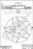 09.7012.75 BREMBO - TARCZA HAM.PRZÓD MAX SKODA OCTAVIA 96- 