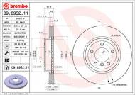 09.8952.11 BREMBO - TARCZA HAM. BMW 3 (E46) 